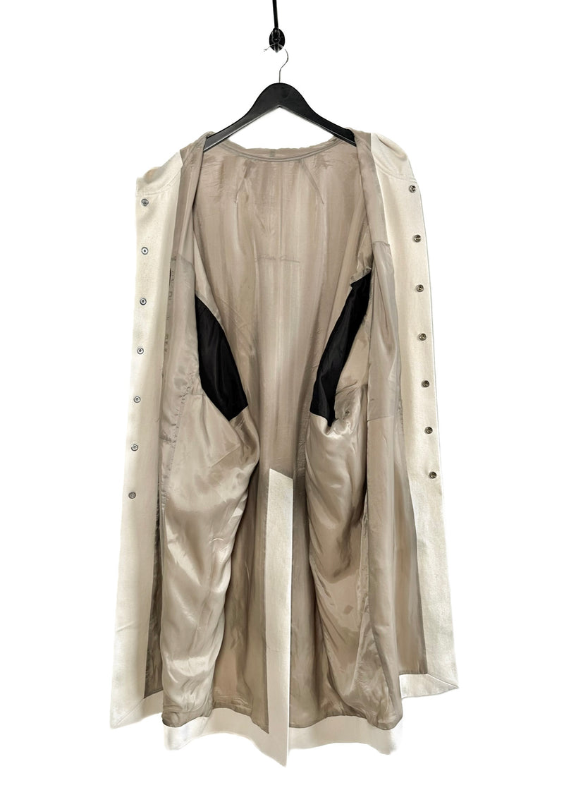 Manteau oversize en coton à capuche Rick Owens SS22 Peter