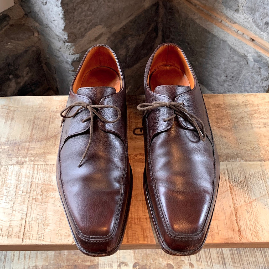 John Lobb Brown Leather Hurtwood Lace-up Shoes