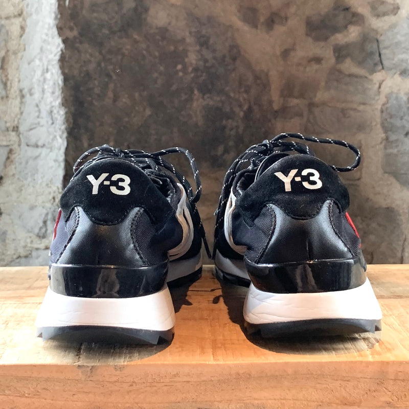 Baskets noires Y-3 Adidas "Hi! My name is Yohji"