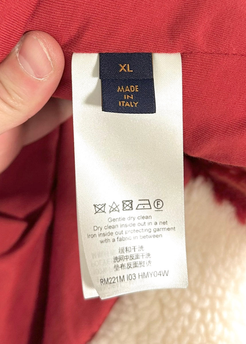 Louis Vuitton Men's S LV x Nigo Jacquared Damier Fleece Blouson Zip Jacket  ref.415185 - Joli Closet