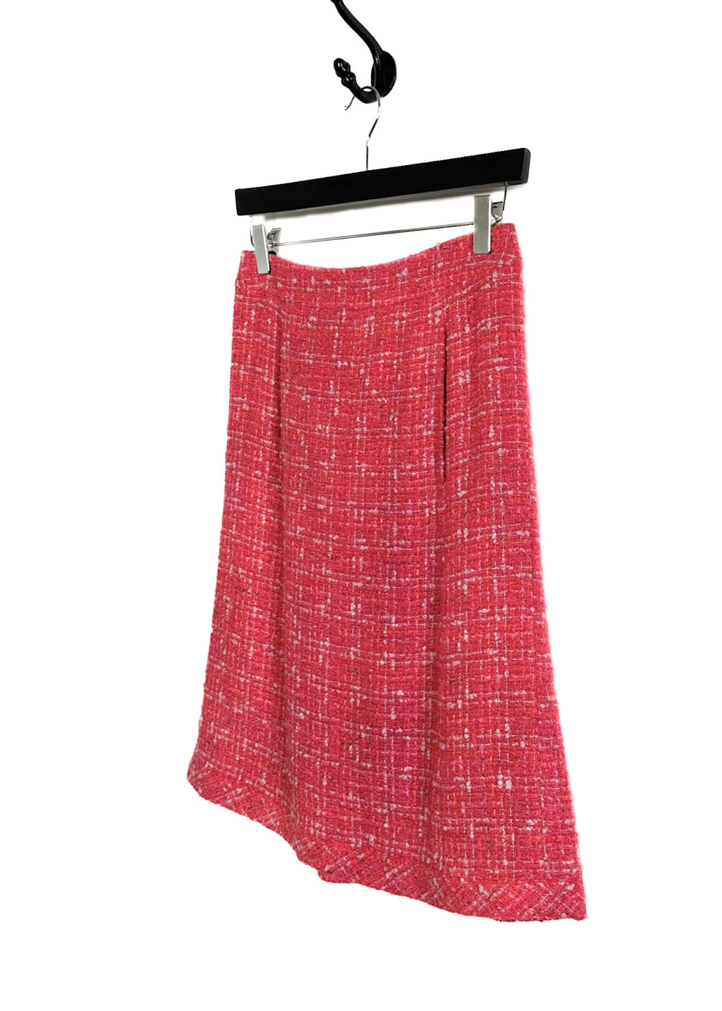 Chanel 06P Look 15 Red Tweed Skirt
