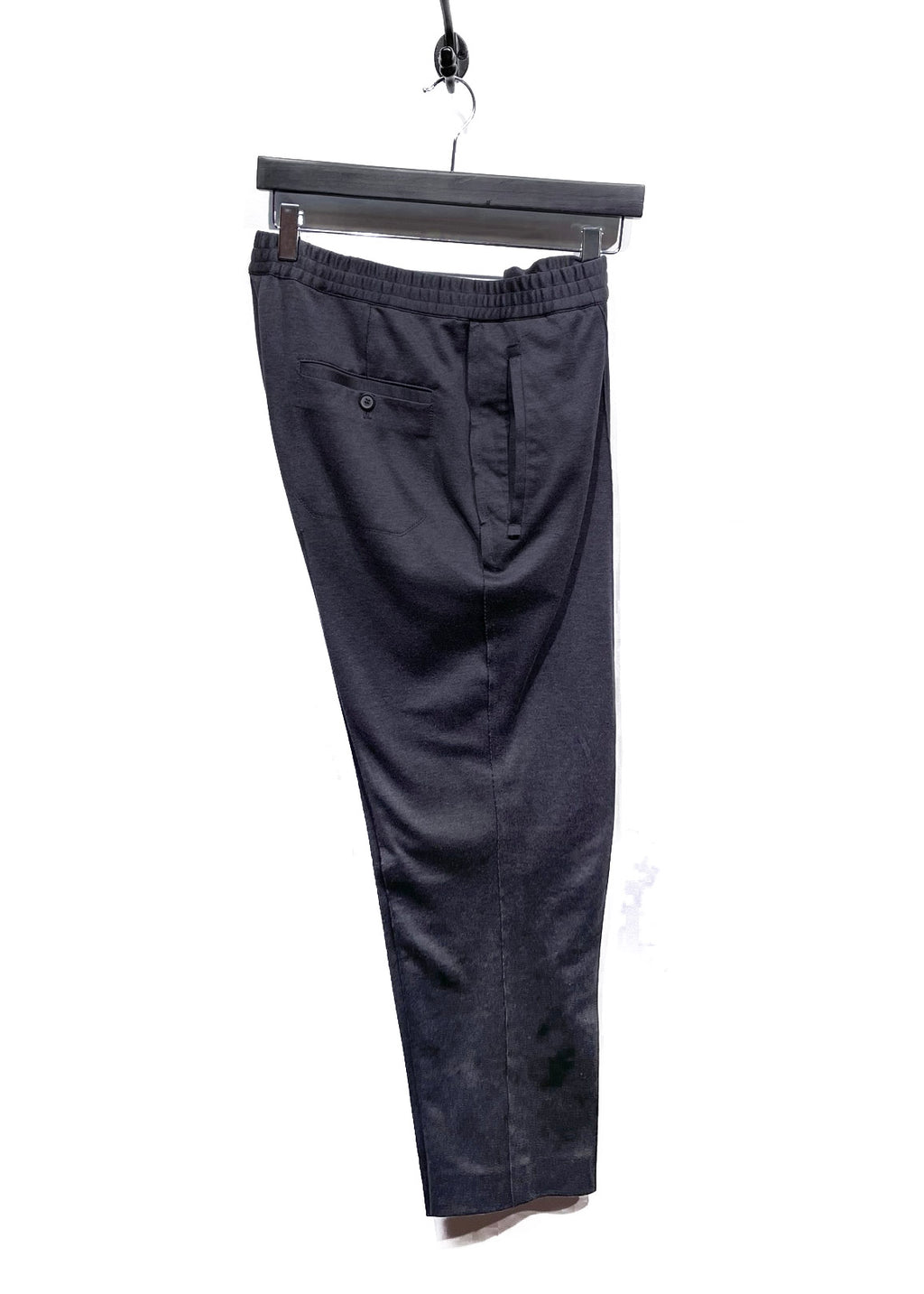 Pantalon de survêtement en jersey de coton anthracite Lanvin