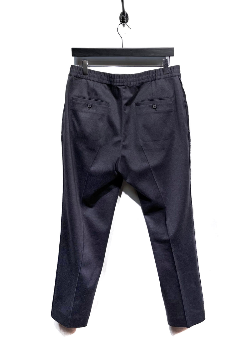 Lanvin Charcoal Cotton Jersey Jogger Suit Trousers