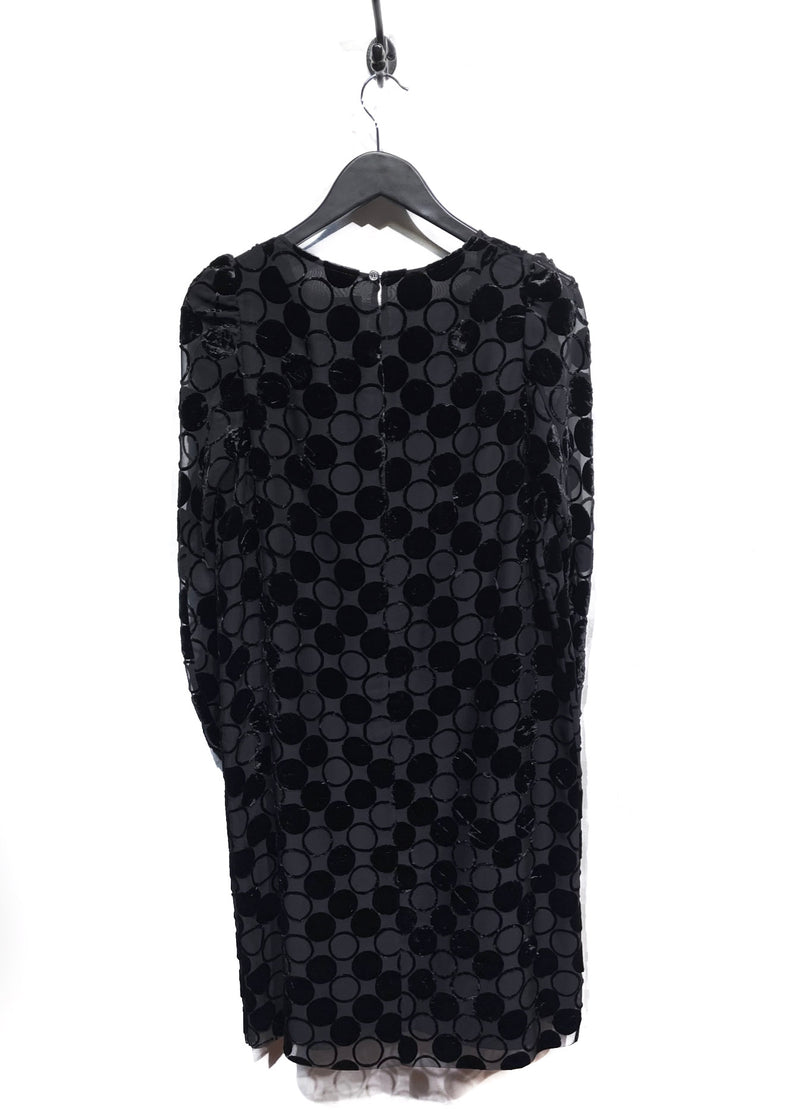 Robe tunique noire avec détails de  pastilles Comme des Garçons Junya Watanabe