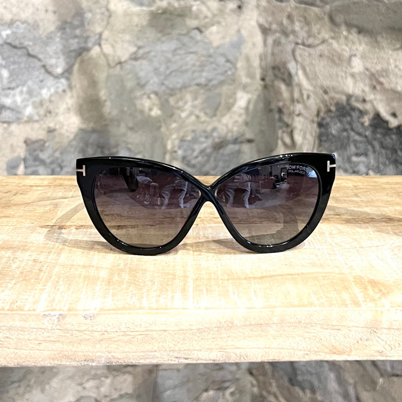 Tom Ford Arabella TF511 Black Cat Eye Sunglasses