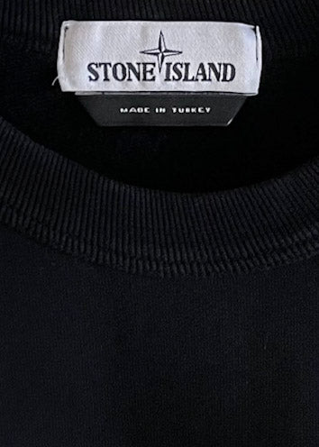 Stone Island Black Fleece Badge Sweatshirt