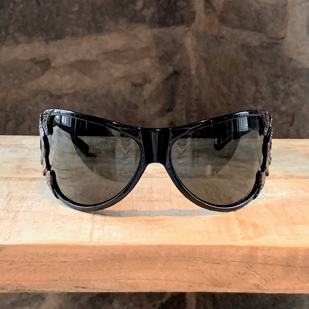 Missoni MI54102 Black Multicolour Crystals Embellished Sunglasses