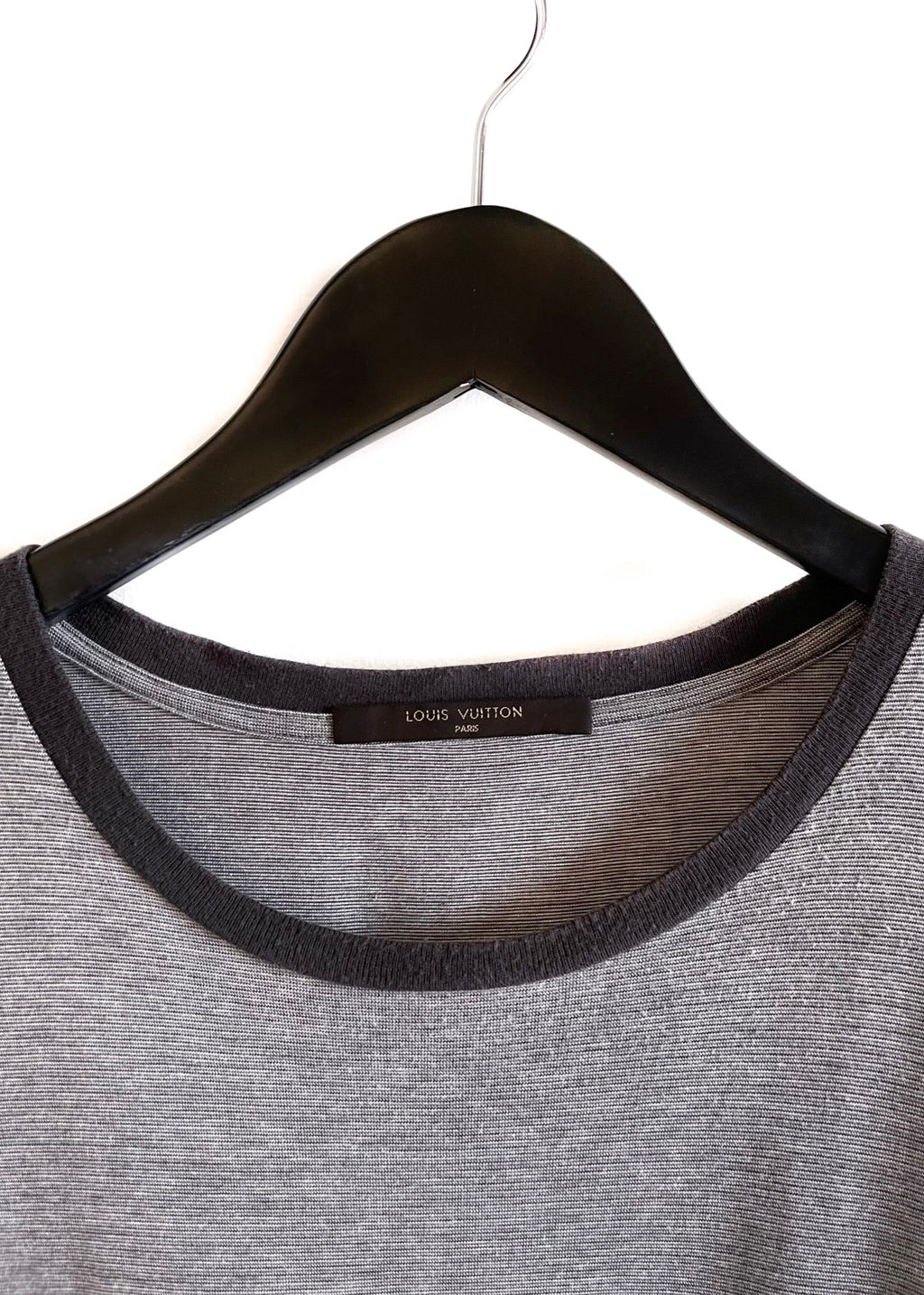 Louis Vuitton Grey Color Block Pocketed T-Shirt