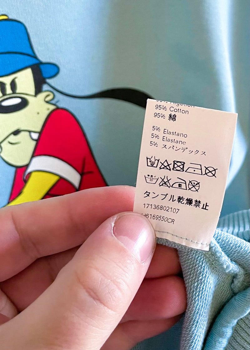 Sweat-shirt bleu à imprimé Loewe Goofie Disney