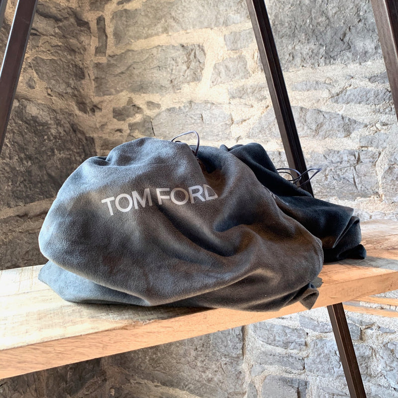 Tom Ford Black Velvet Russel High-top Sneakers