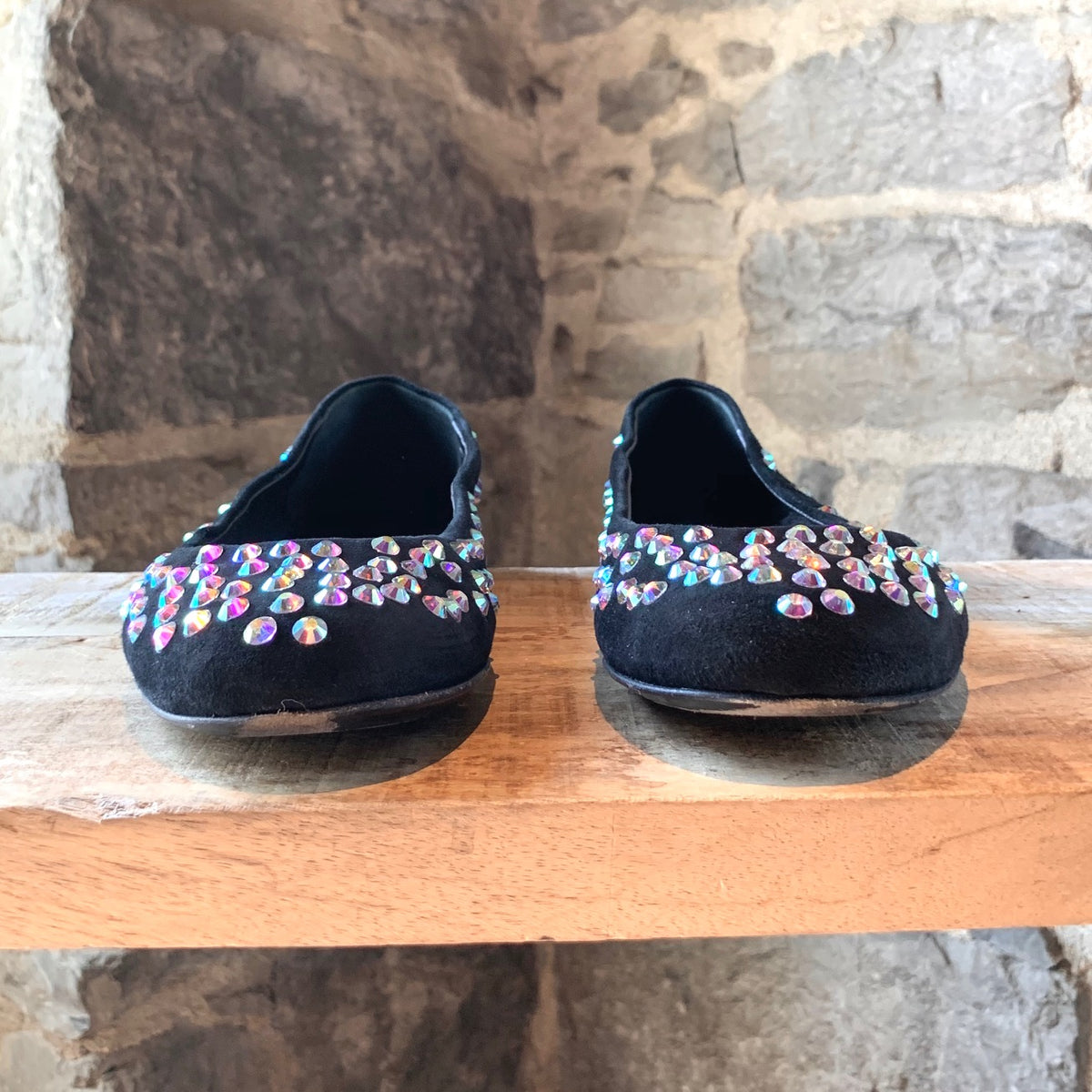 Escarpins Plateforme Noirs Giuseppe Zanotti Embellis Taille 40 EU - État Exposition, Occasion Luxe