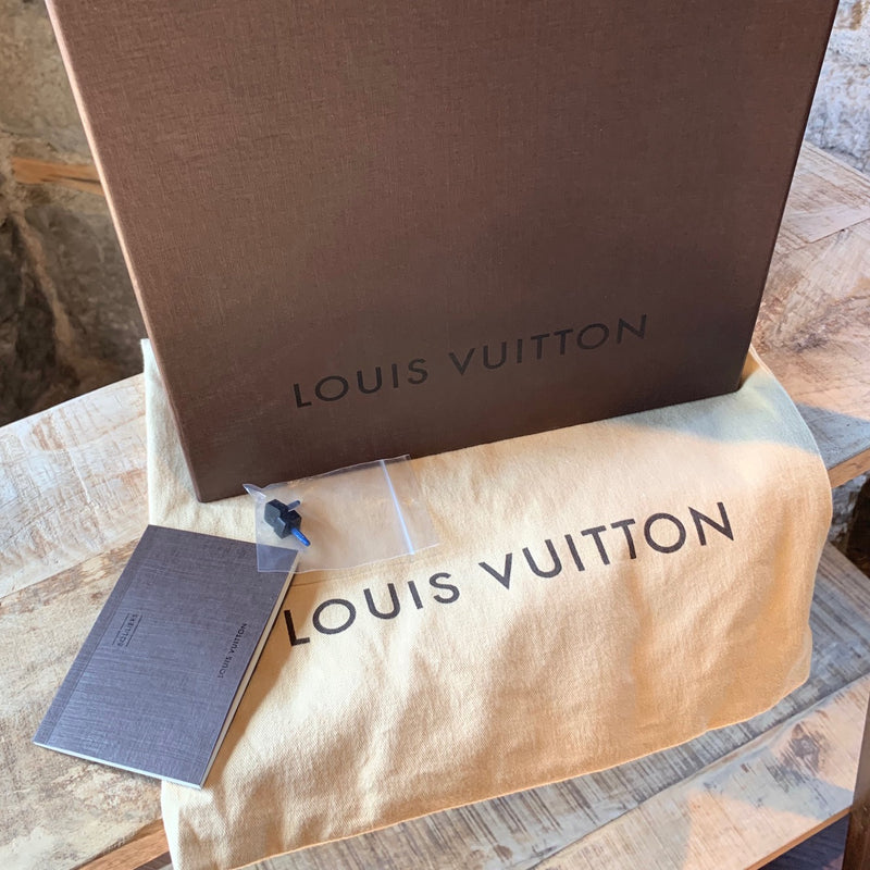 Louis Vuitton Black Suede Brigade Heeled Booties