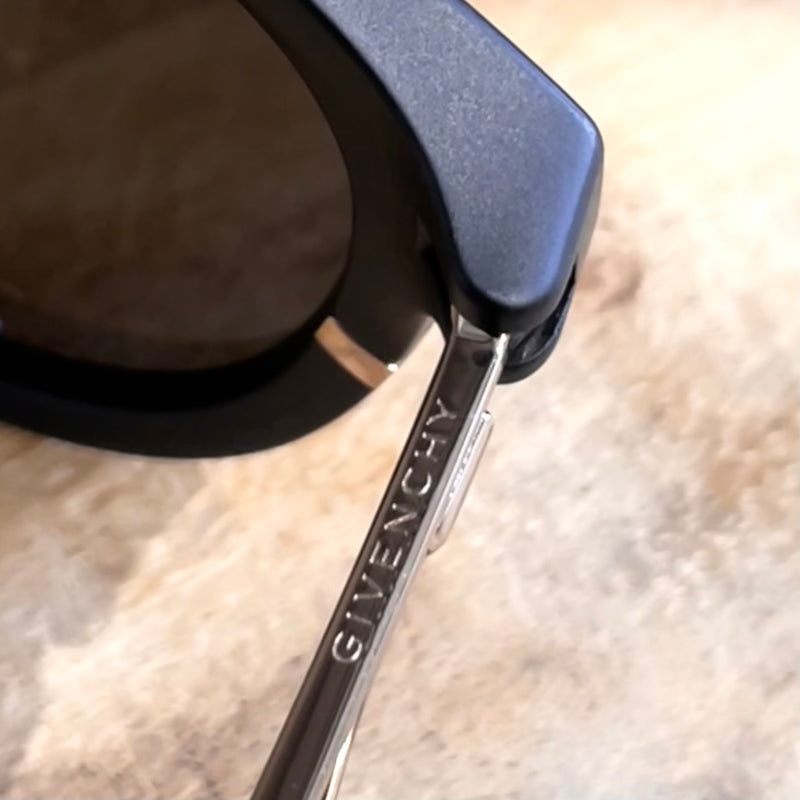 Givenchy Black Matte Round Sunglasses