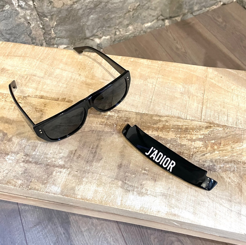 Dior Black Diorclub2 "J'adior" Visor Sunglasses
