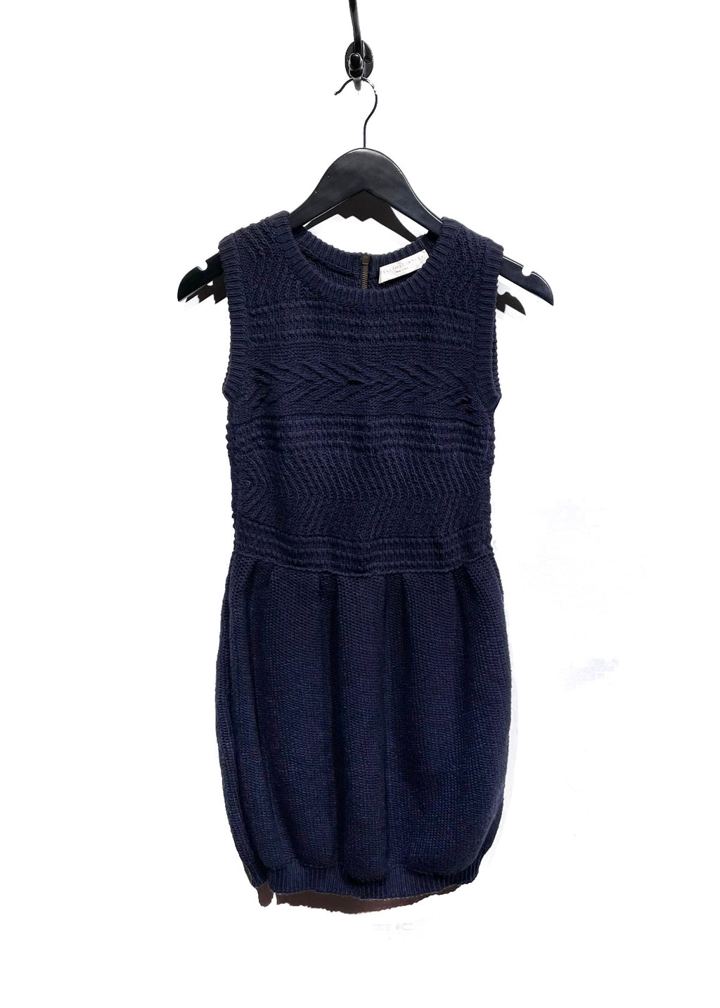 Stella McCartney Navy Knit Sleeveless Dress