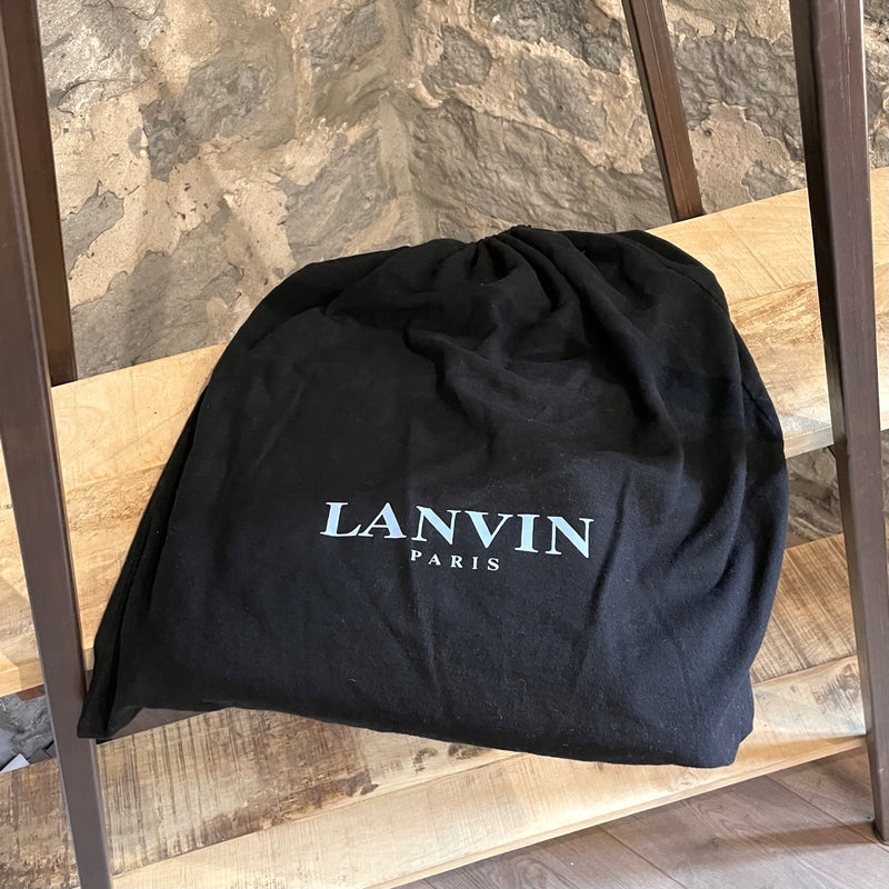Lanvin Beige Leather Two-way Chain Top Handle Tote Bag