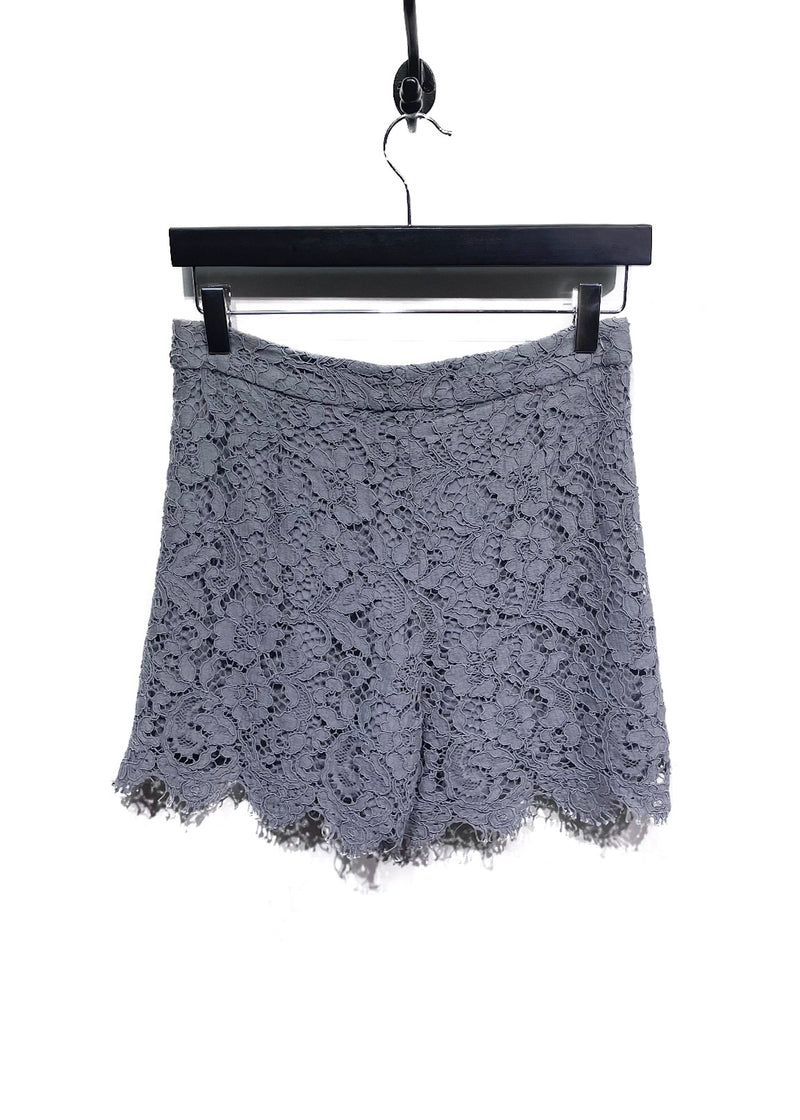 Dolce & Gabbana Grey Lace Shorts