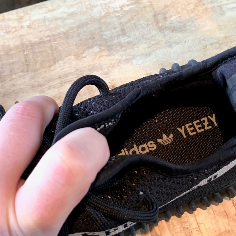Adidas Yeezy Boost 350 V2 Core Black White Stripe Sneakers