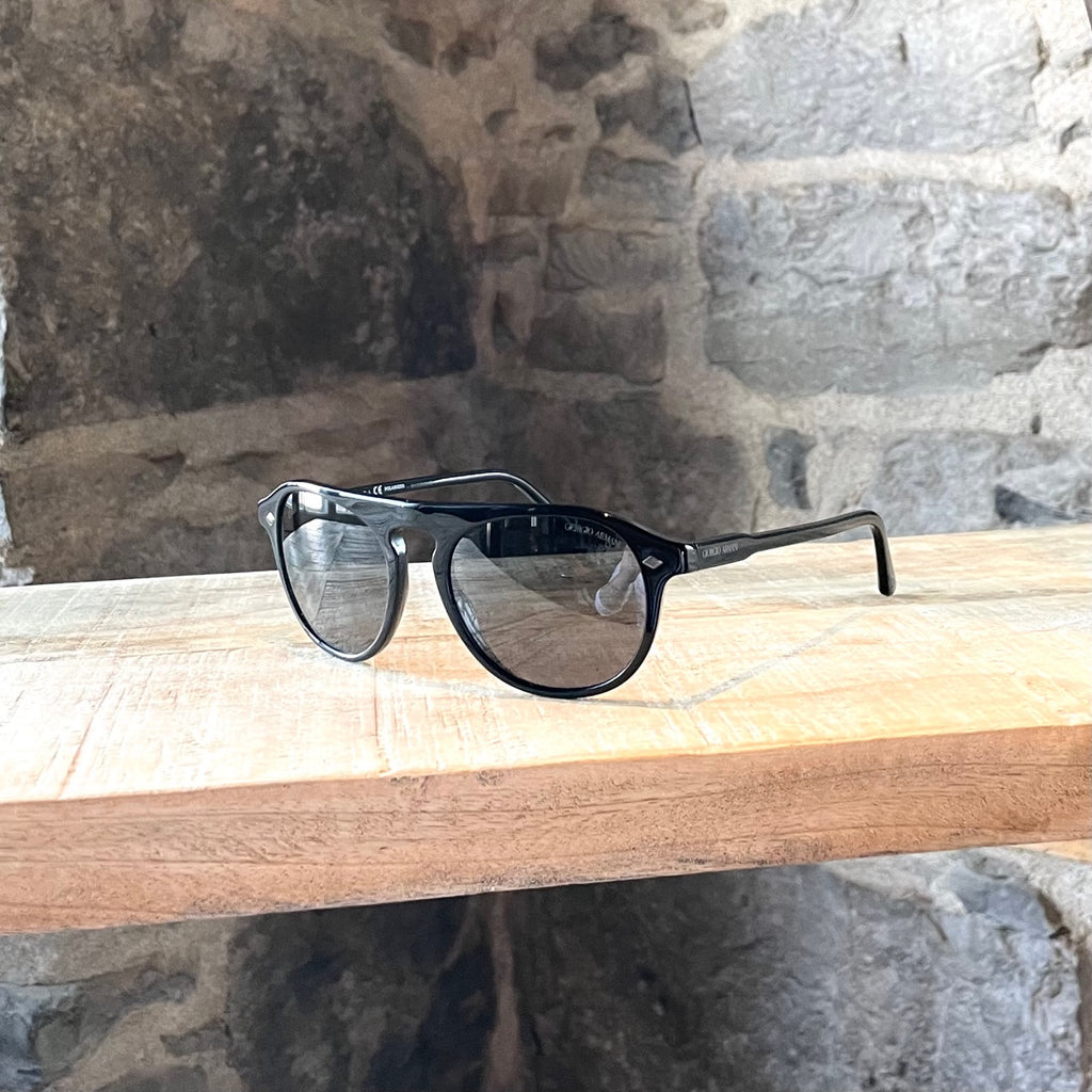 Giorgio Armani AR 8096 Black Acetate Sunglasses