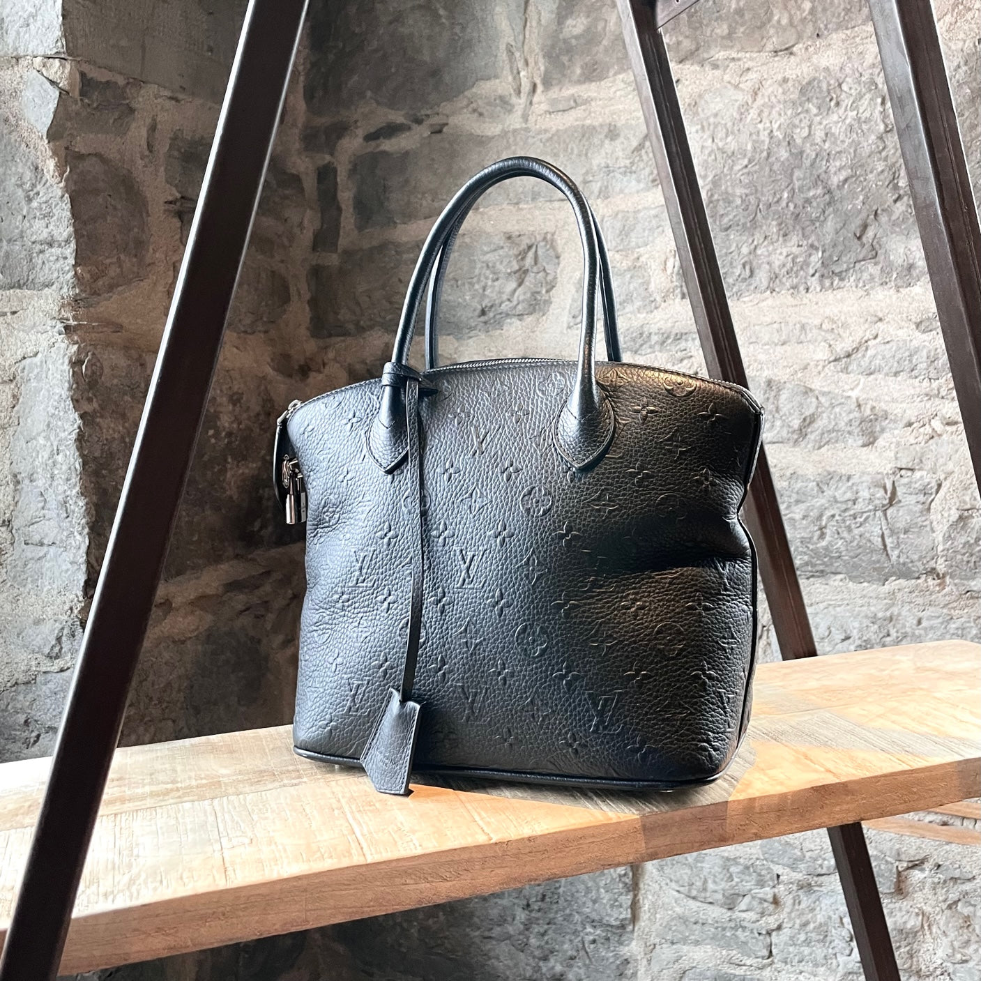 Louis Vuitton, Bags, New Louis Vuitton Lockit Mm Black