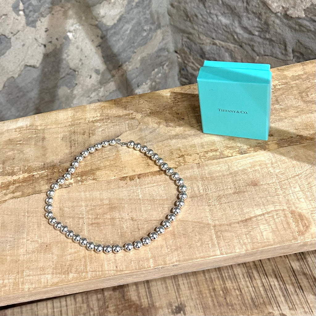 Tiffany & Co Silver HardWear Balls 10mm Necklace