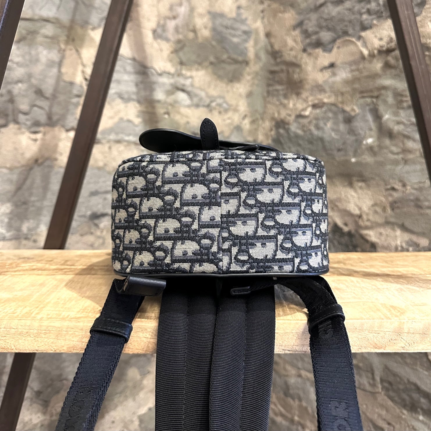 dior mini gallop backpack Dior Oblique Grained Calfskin Mini Gallop Backpack – Boutique LUC.S