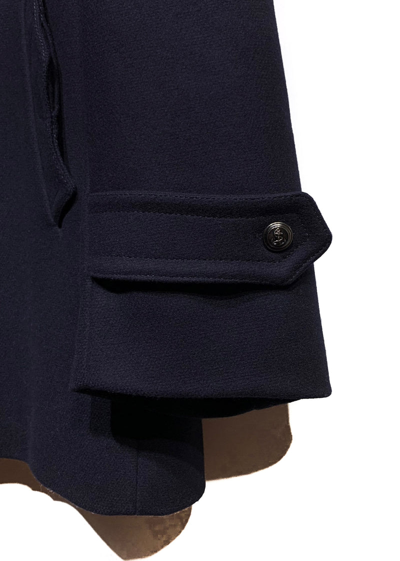 Dolce & Gabbana Navy Wool Peacoat Jacket